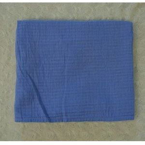 Modern Baby Solid Blue Baby Swaddle Blanket Muslin Cotton Security Lovey